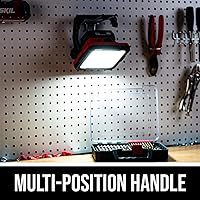 Vista 5 de SKIL PWR CORE 12 12V Luz de Inundación de Cabeza Única, Solo Herramienta, Batería y Cargador No Incluidos - LH5533-00, Rojo