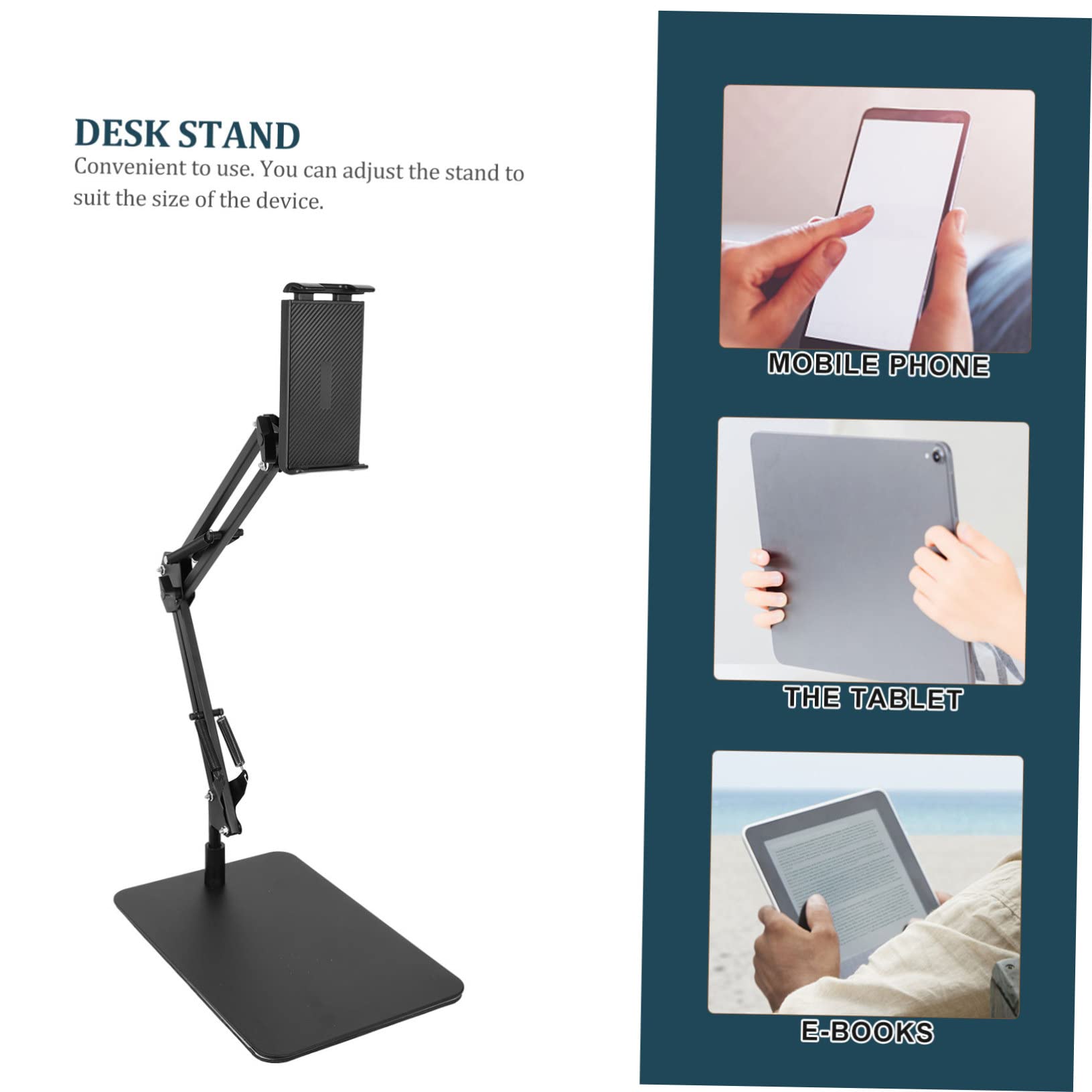 HOMSFOU Soporte para Teléfono Inteligente Cuello Flexible Hands Ver Videos y Escuchar