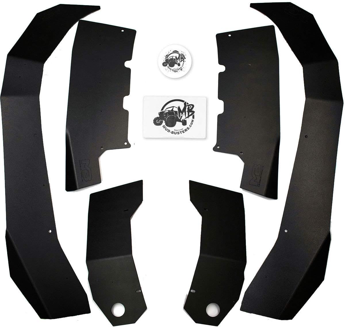 MudBusters Fender Flares for Yamaha Wolverine RMAX 1000 (2 Seat) – Max Coverage UTV Fender Extensions, Mud Guards & Splash Protection – Designed & Manufactured in The USA