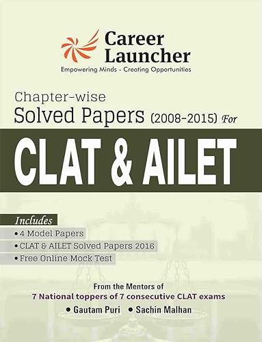 CLAt &amp; AILET Chapter-Wise (Solved Papers 2008-2015)