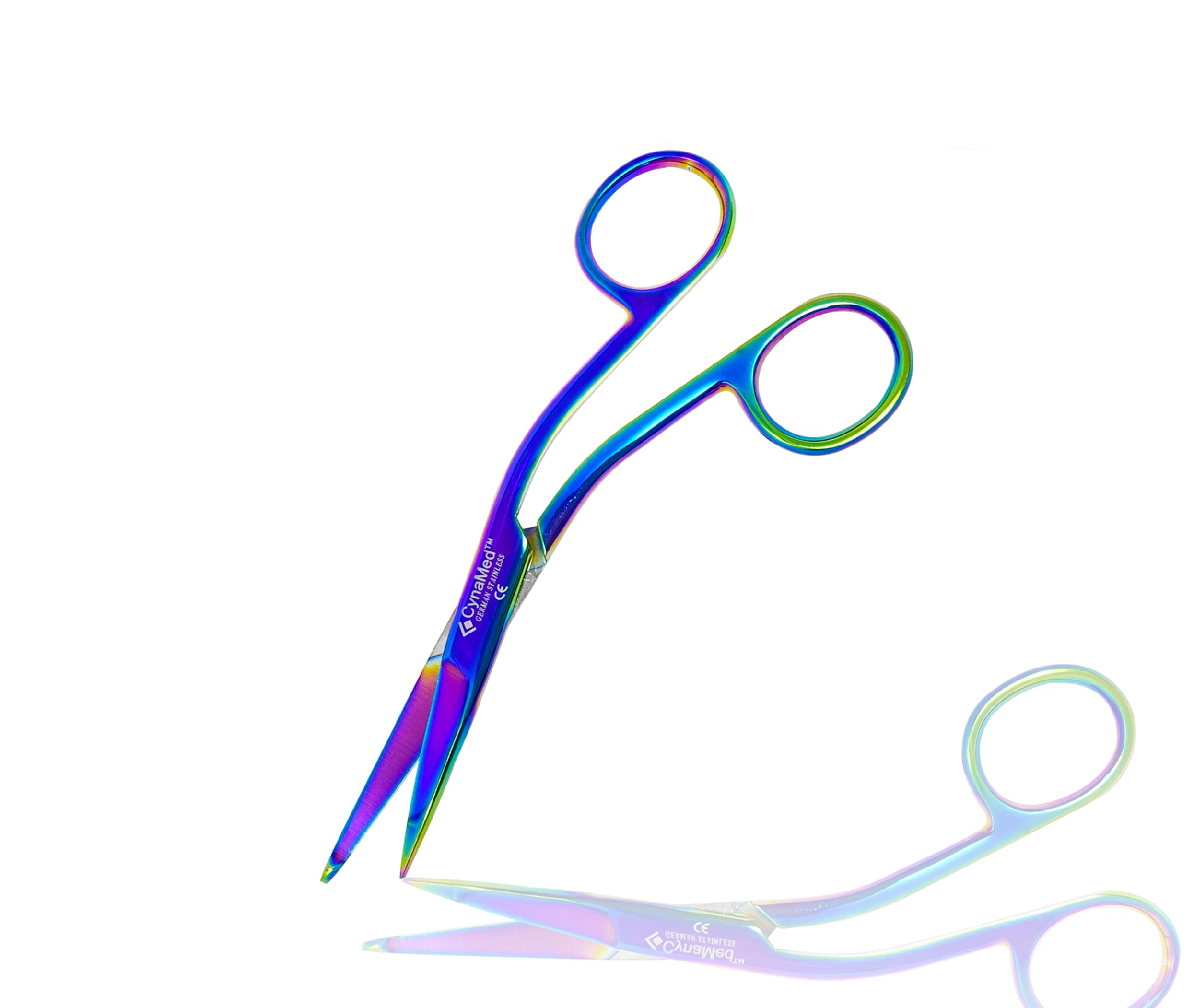Cynamed Bandage Scissors - Multicolor Titanium Coating -1