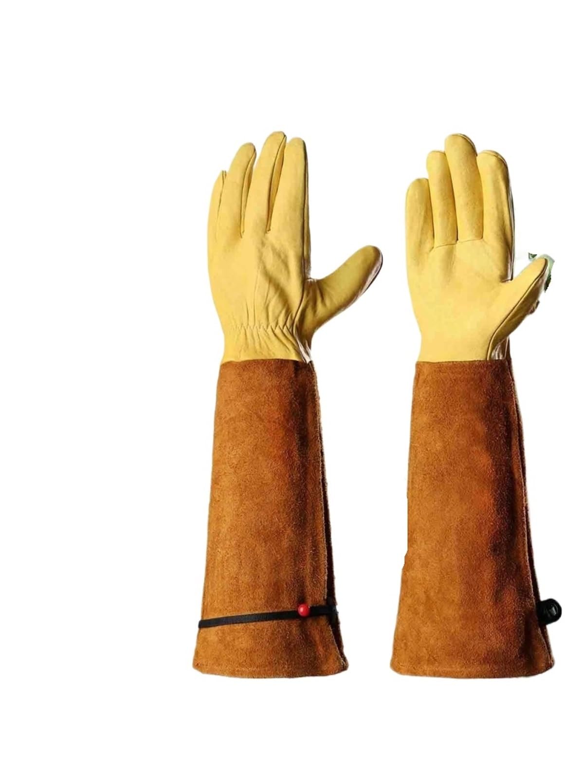 1 paire de gants jardin roses à manchette longue Pour le jardinage