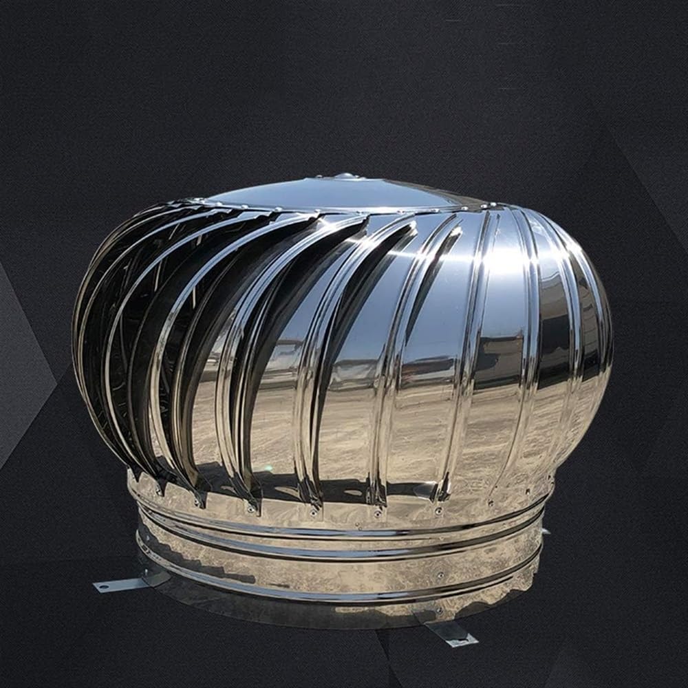 Obrotowa nasadka kominowa ze stali nierdzewnej Pokrętło zabezpieczające przed opadami powietrza Prosta w montażu nasadka kominowa(150mm/5.9Inch)