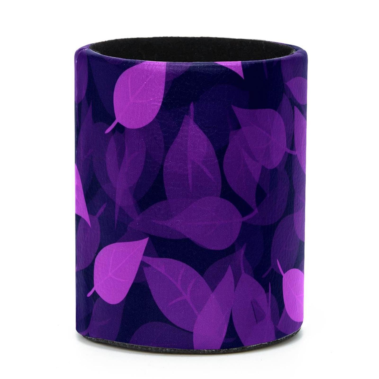VAPOKF Round Pencil Holders for Desk, Artistic Leaves Pen Holders Pen Pot Makeup Brushes Storage Desktop Stationery Supplies Organiser for Home Office