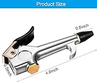 Vista 3 de Honoson 8 piezas de herramientas de soplado de aire Boquilla ajustable Herramienta de soplado de compresor de aire Accesorios de boquilla de flujo