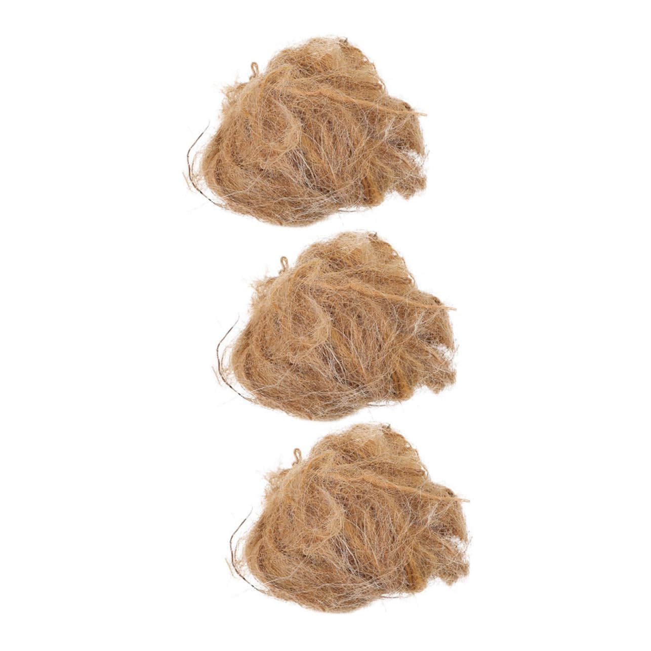 KESYOO 3Pcs Natural Jute Convenient Flame Starter for Outdoor Campfires and Cooking Essential Camping Accessory for Ignition