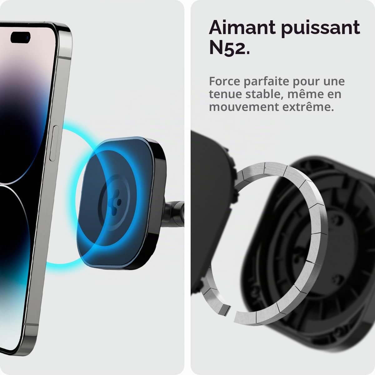 Spigen OneTap 3 MagFit Support Téléphone Voiture MagSafe