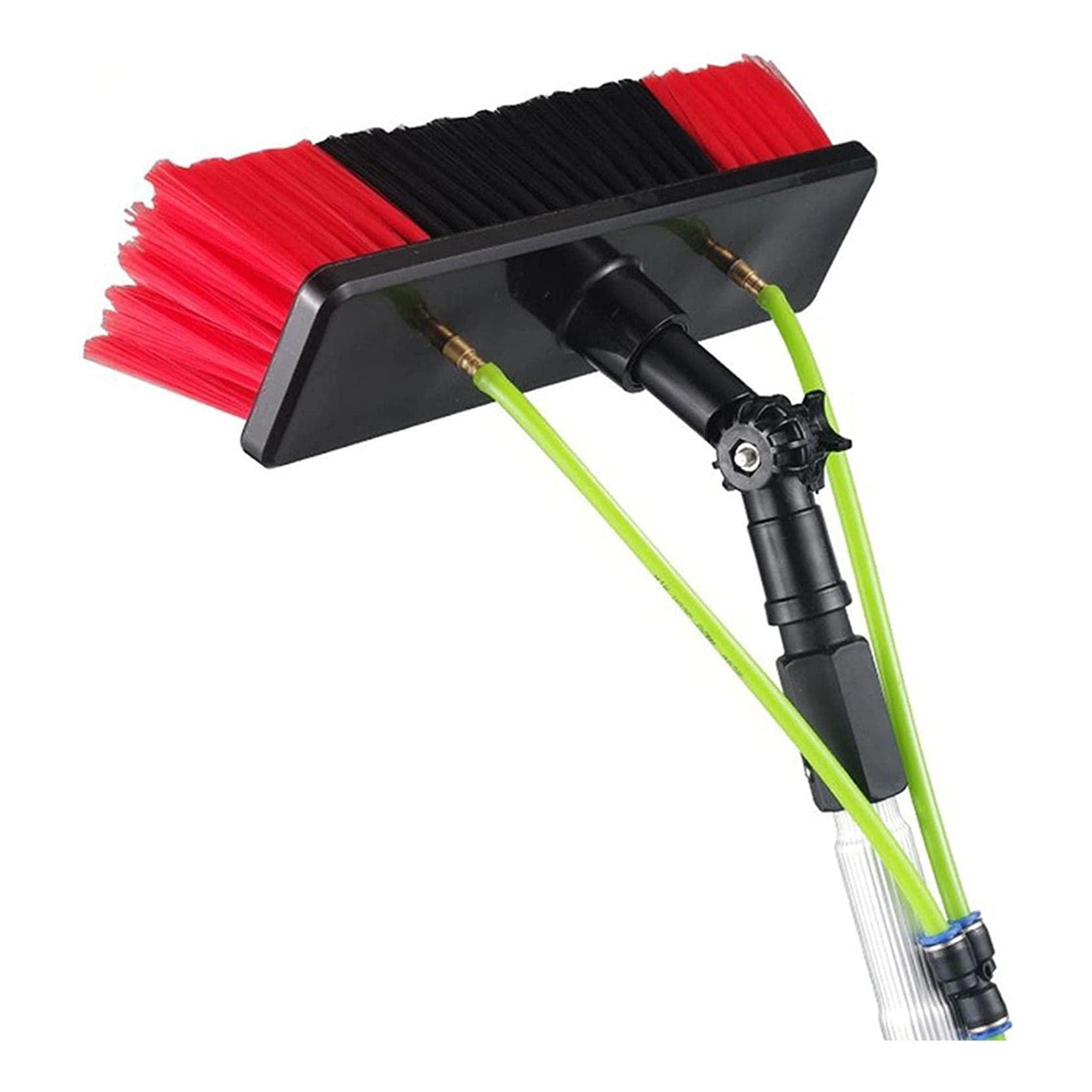 GYEQXKT 30cm Water Brush for Window Cleaning, Solar Panel & Veranda Roof Cleaning Kit, 9m Reach, Efficient Outdoor Cleaner, Perfect for Photovoltaic Maintenance