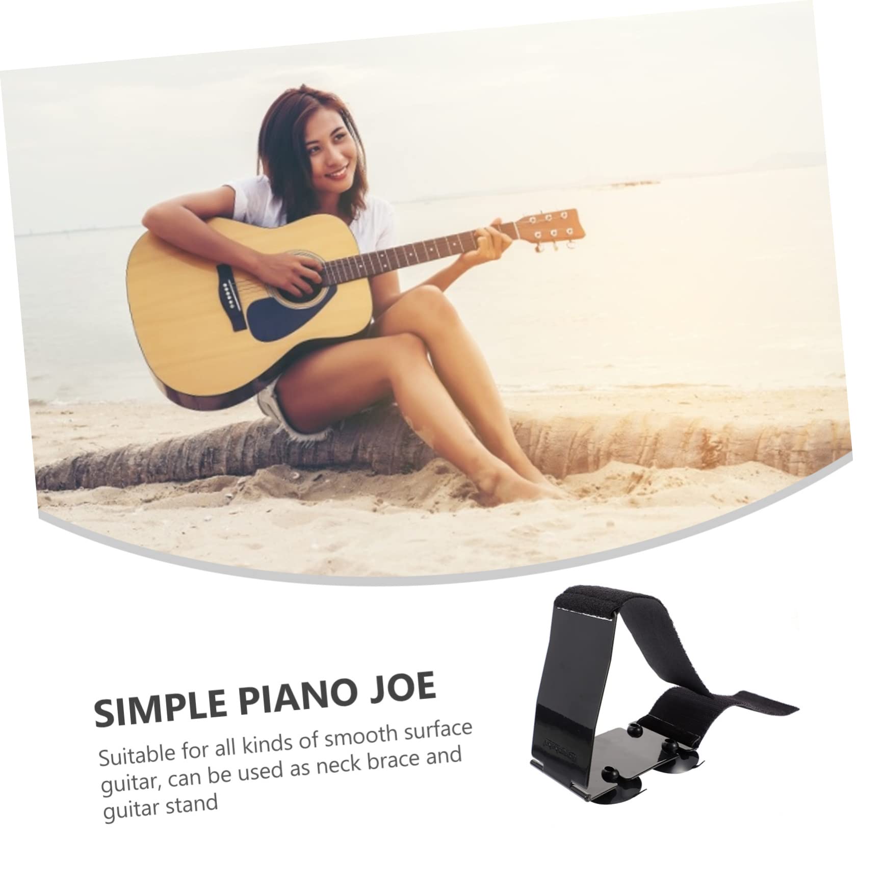 BESTonZON 1 Zestaw Proste Podpórka Pod Gitarę Podnóżek Do Gitary Akcesoria Gitarowe Gitara Stalowa Podpórka Stalowa Podpórka Pod Gitarę Gitara Podnóżki Gitara Wsparcie Gitara Podnóżek