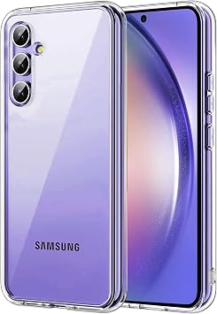 Gzgor Case Compatible with Galaxy A54 5G Galaxy A54 SC-53D SCG21 Clear Soft TPU Cover for Galaxy A54 Transparent, Soft, Yellowing Prevention, Shockproof, Thin, Flexible, Full Transparent, Strap Hole, Lens Protection, Slim, Smartphone Case