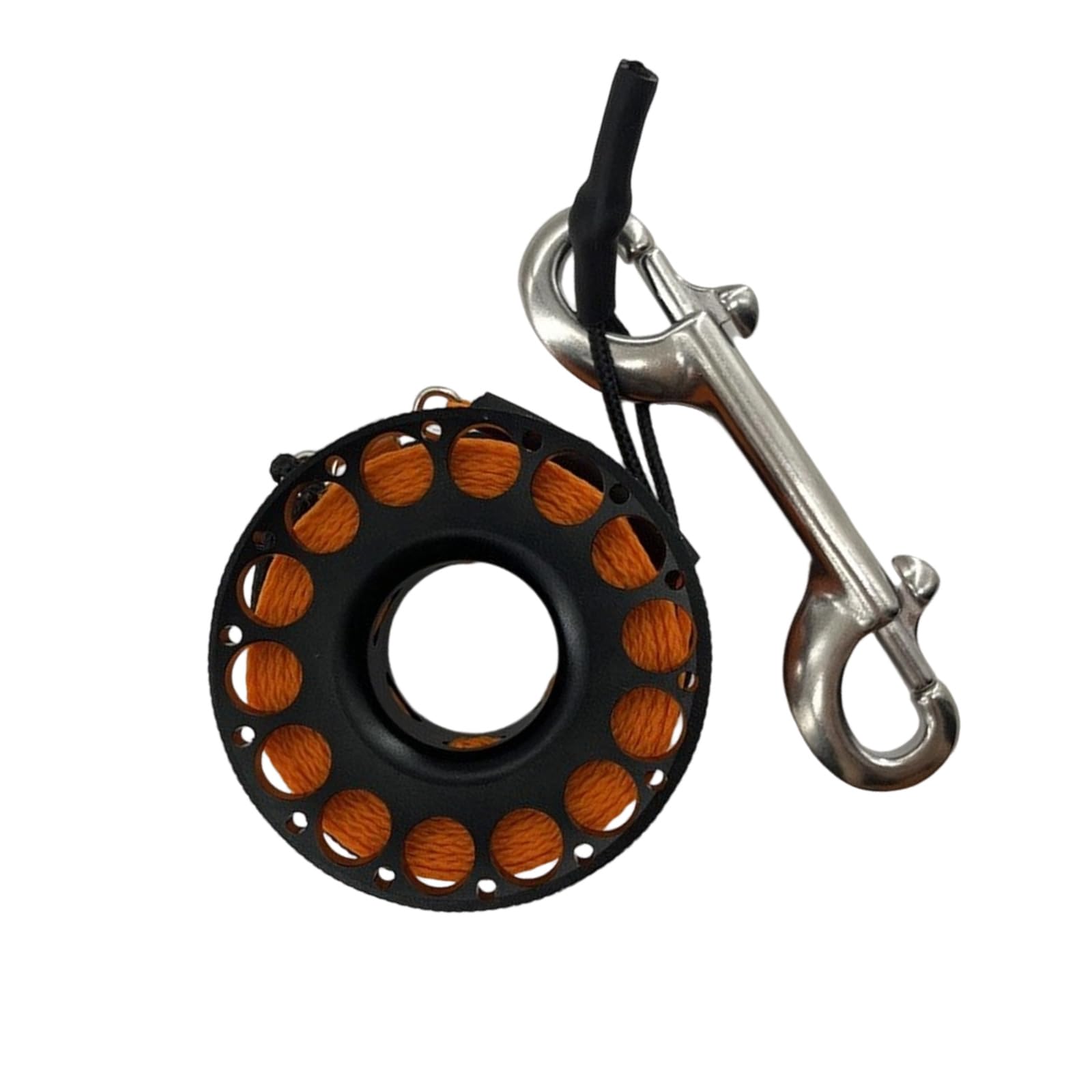 Scubas Diving Reel Finger Line Spool Mit Double Ended Bolt Snapping Clip Freediving Finger Spools Dives Reel Einfach Zu Verwendendes Technisches Tauchzubehör