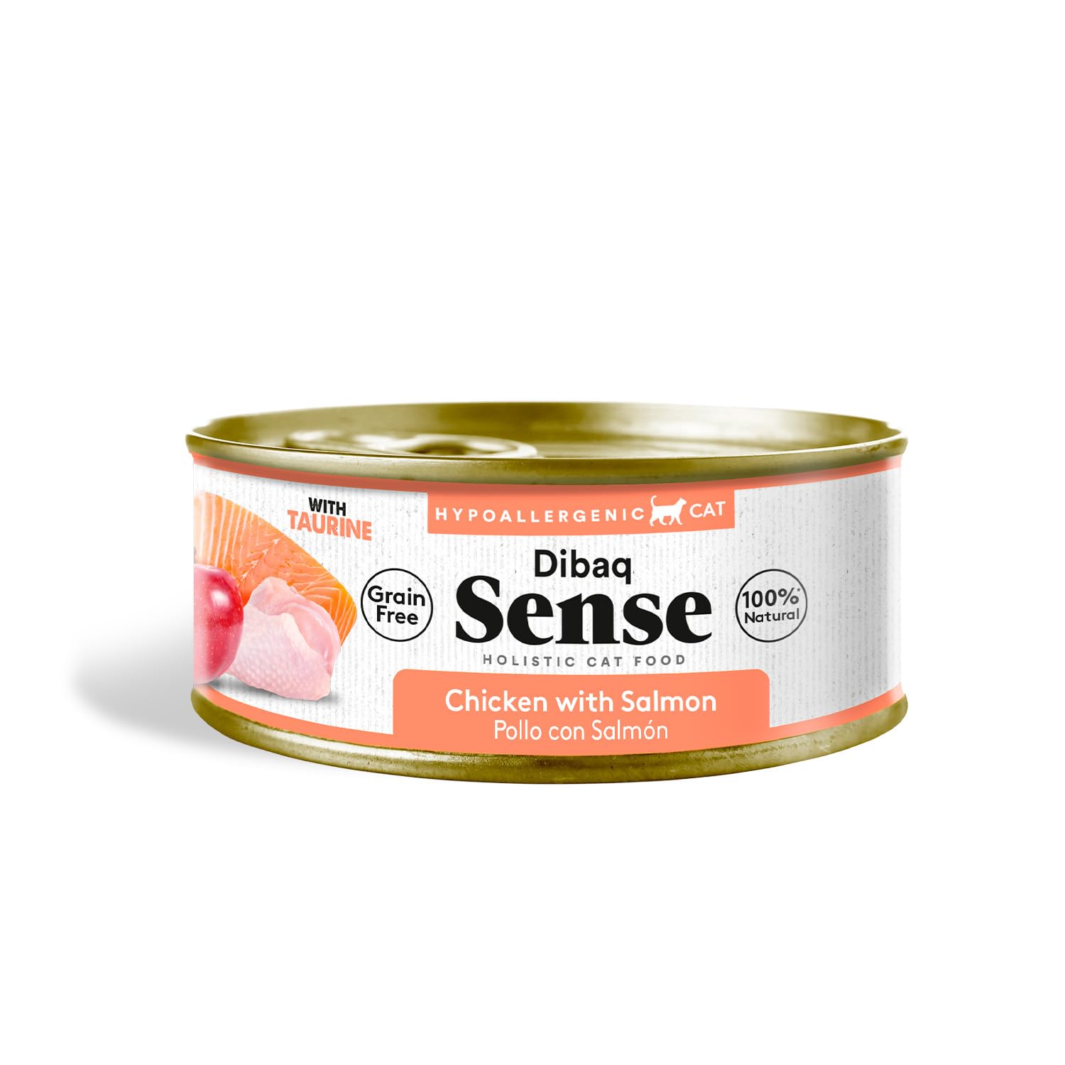 Dibaq Sense Grain Free Pollo con Salmón, 12 uds x 70 gr — view 2