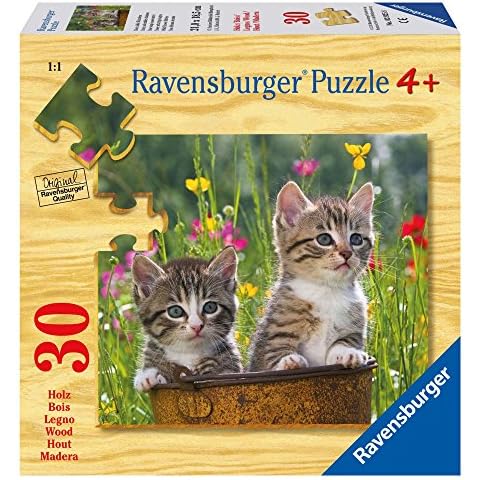 Ravensburger - Gatitos, Puzzle de Madera, 30 Piezas Cover