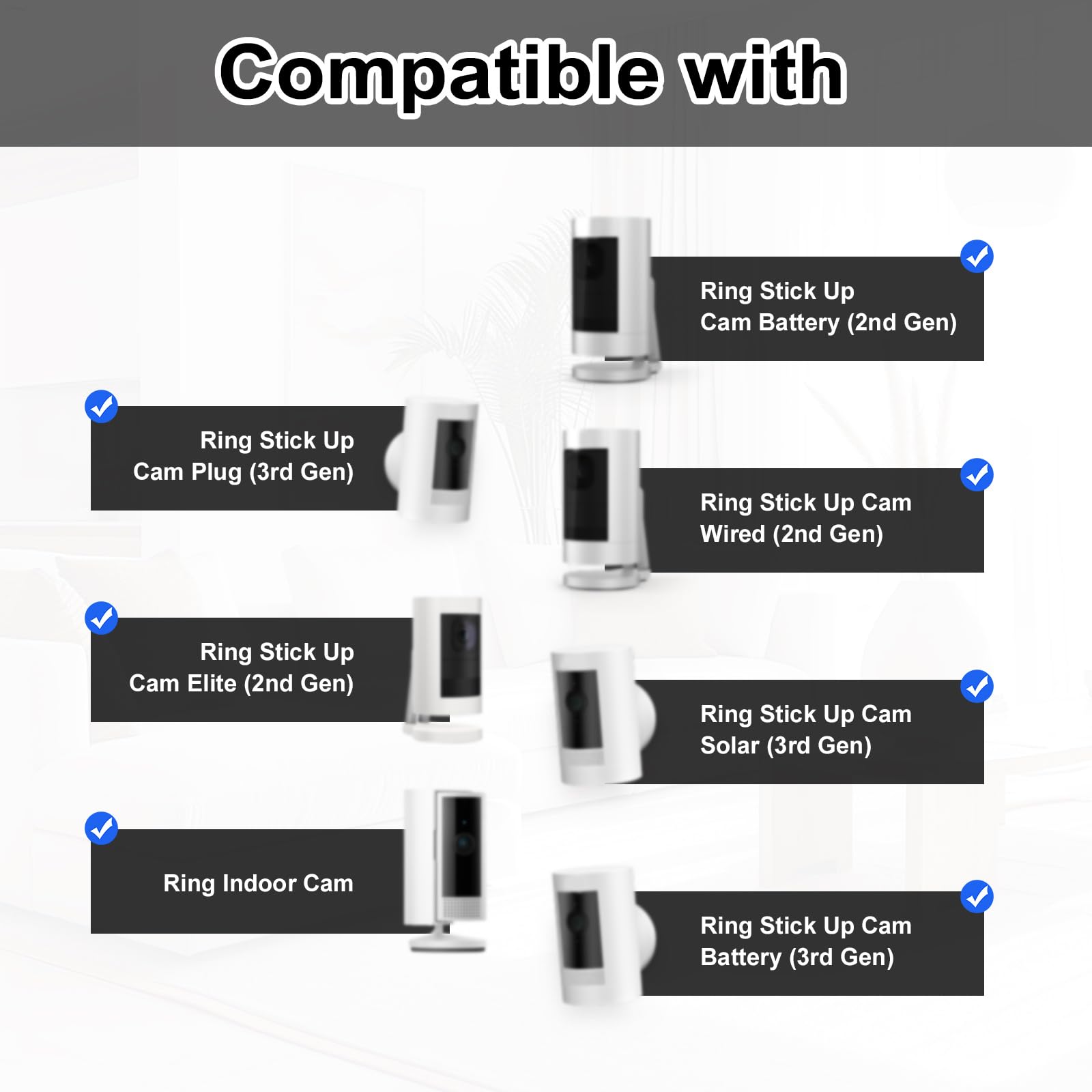 Security Camera Mount for Ring Stick Up Cam/Ring Indoor Cam - Image 4