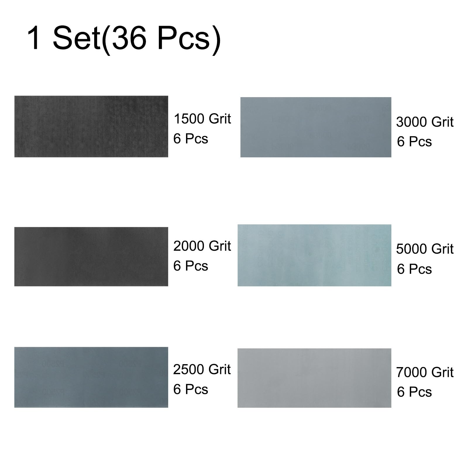 HARFINGTON Sanding Sheets - 36 Grit Assortment -3