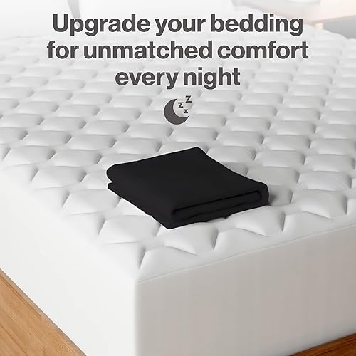 Miniatura 6 de Superity - Sábana bajera ajustable de lujo de calidad de hotel, 100% algodón, ultrasuave, agradable al tacto e hipoalergénica, bolsillo profundo