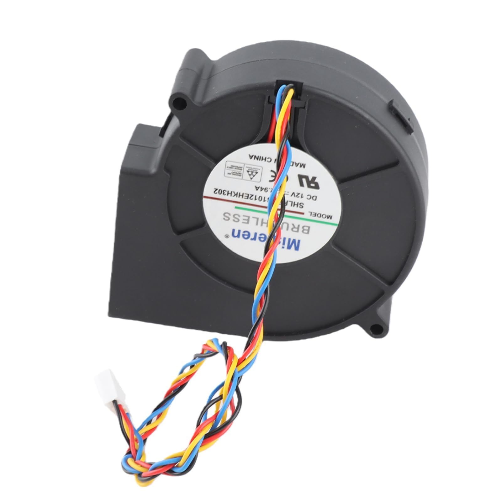 12V DC Turbo Blower Fan 35W (2.94A) - High Airflow for BBQ/Camping & Industrial Control Cabinets/Servers - 80K Hrs, Ball Bearing, Engineering Plastic