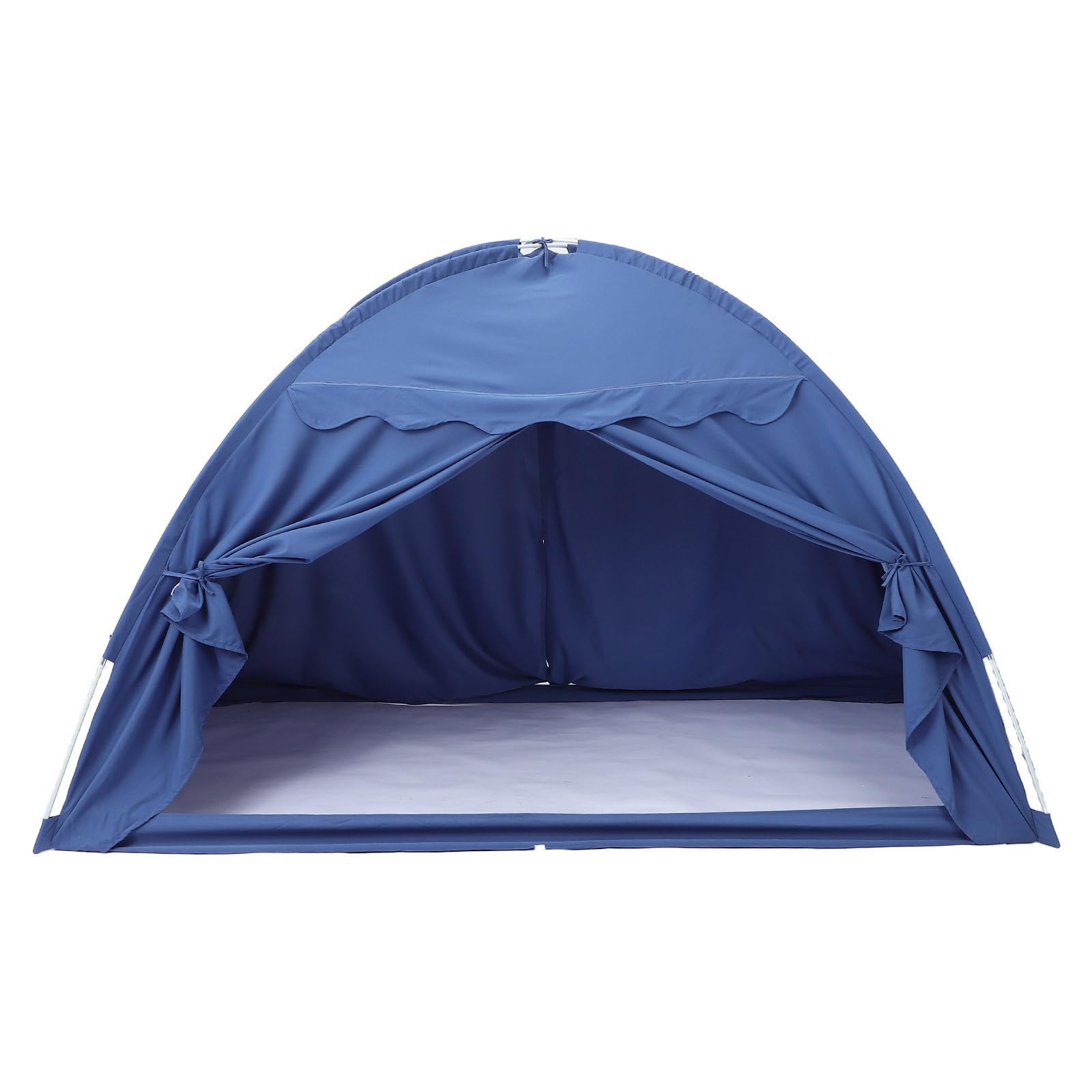HANABASS Tienda de Cama Infantil para Interior Tamaño Individual Azul