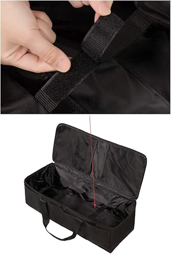 Miniatura 5 de Bolsa de transporte compatible con Cricut Explore Air and Maker, bolsa de mano impermeable compatible con Cricut Explore Air y Supplies (negro, 1+1)