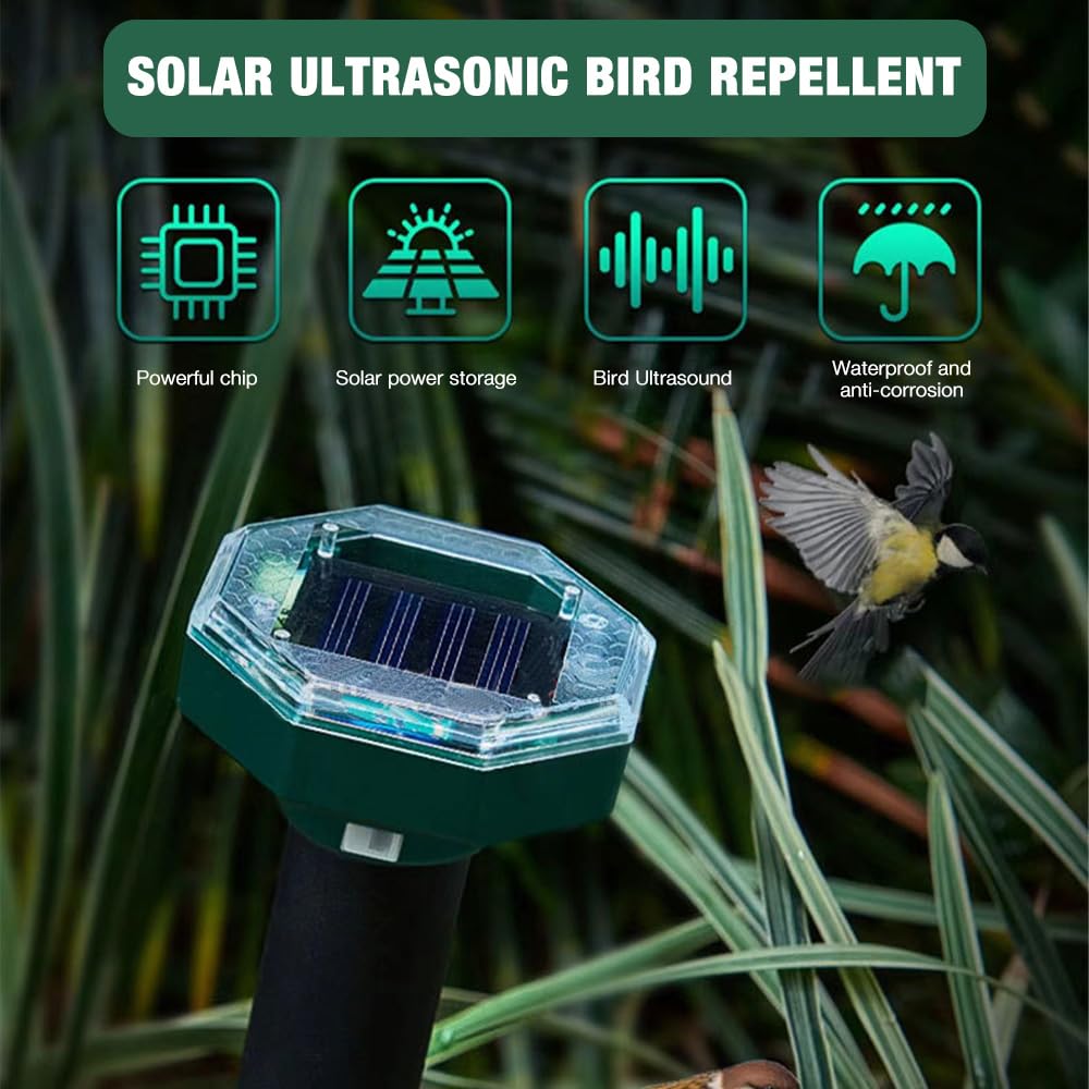 RéPulsif Solaire Anti Taupe, Lot de 6 Solaire Souris Repeller Exterieur Répulsifs, sans Danger pour Les Animaux pour Jardin Pelouse en Plein Air pour Taupe Campagnol Serpent