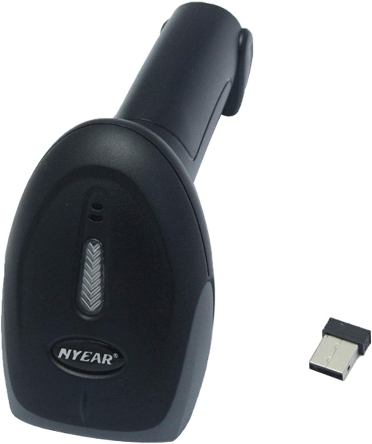 NYEAR USB Barcode Scanner Screen and Printed USB Barcode Scanner 2D Automatic Barcode Reader Handhold Bar Code Scanner for Tablets,Computers,Cashier (1D-Wireless-2.4G)