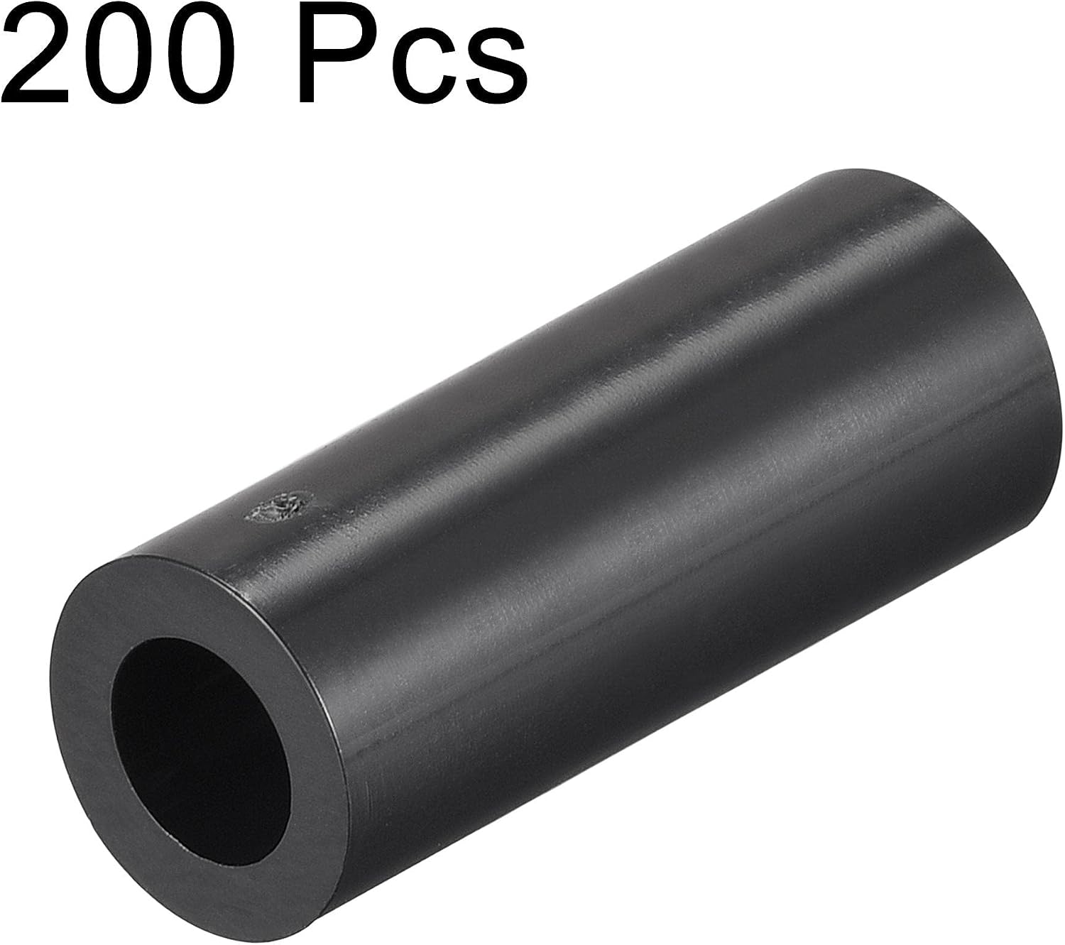 sourcing map ABS Round Spacer Washer ID 4.2mm OD 7mm L 25mm Plastic Standoff for 3D Printer TV Wall Mounting Electrical Outlet - Image 4