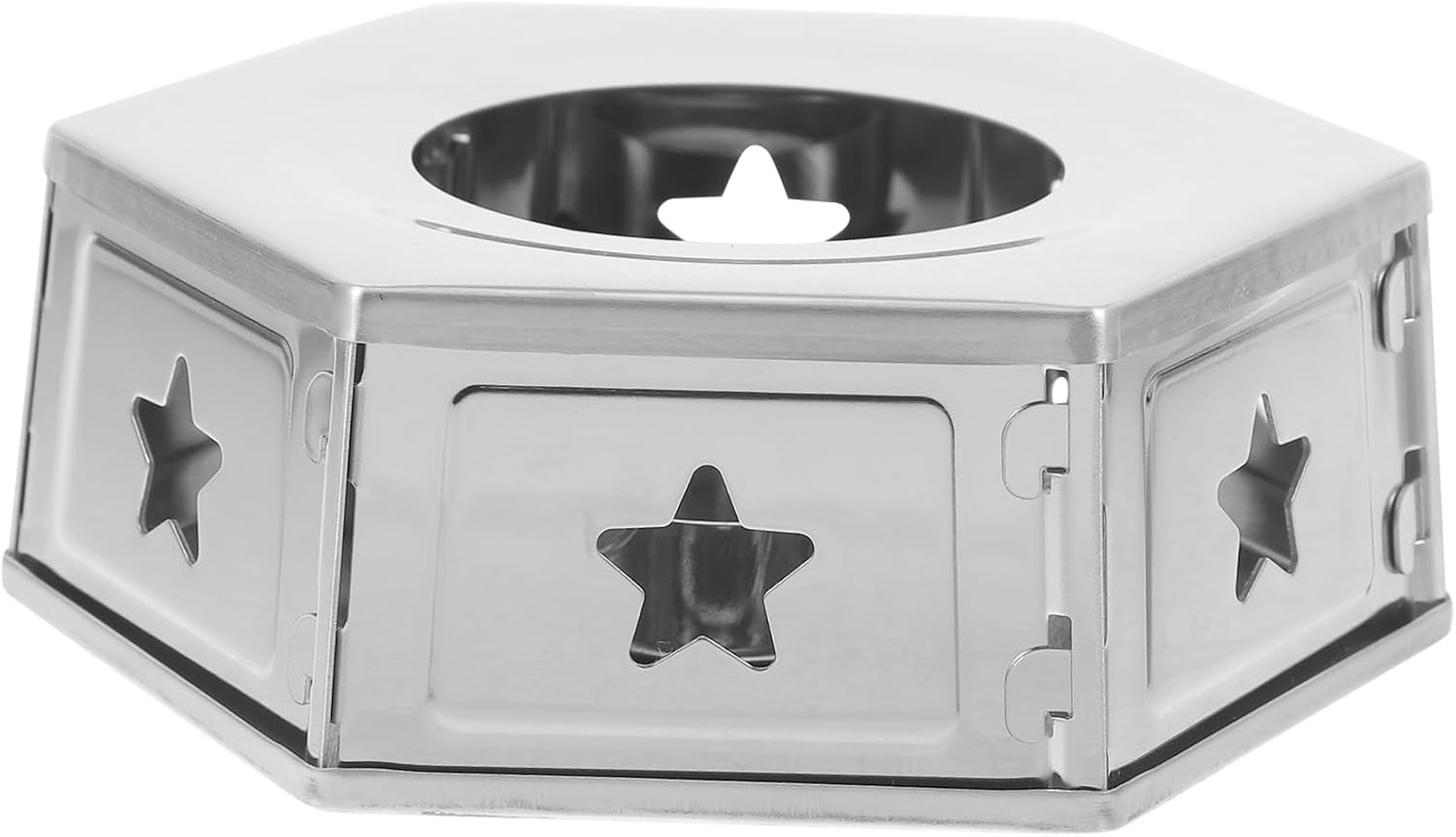 Gadpiparty Metal Teapot Warmer Heater Portable Stainless Steel Tea Stove Holder Removable Base for Home Coffee and Tea Warming