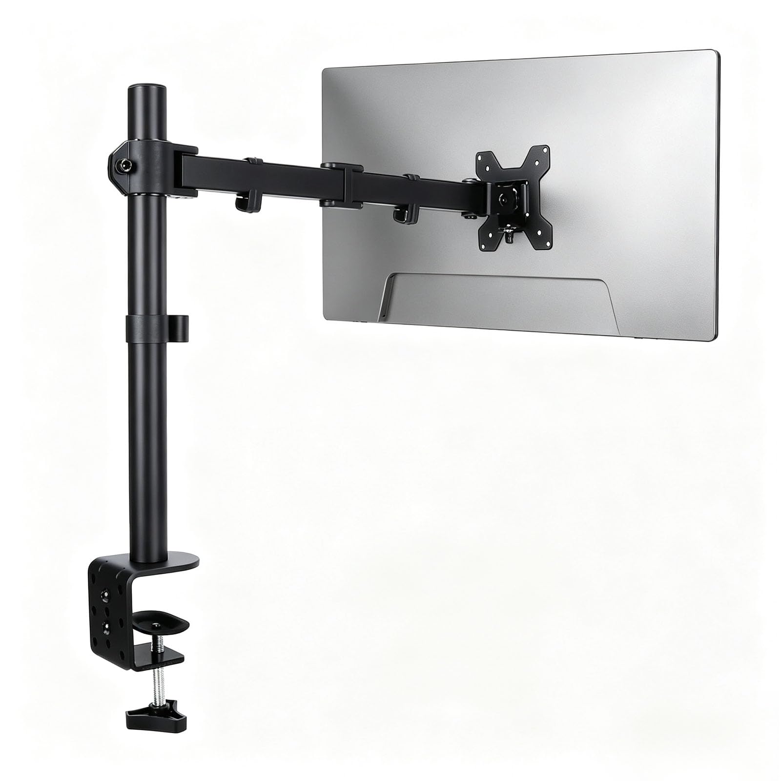 Braccio Supporto Singolo Monitor per Schermo 14-32" VESA 75x75/100x100mm