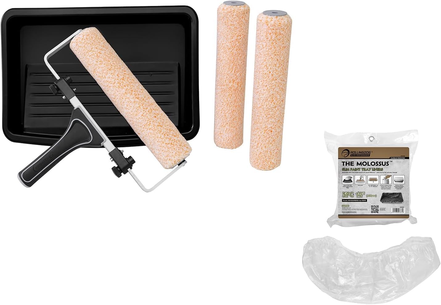 ROLLINGDOG Farbroller Set Mit 30,5 cm malerrolle und 5 Farbpinselauskleidungen