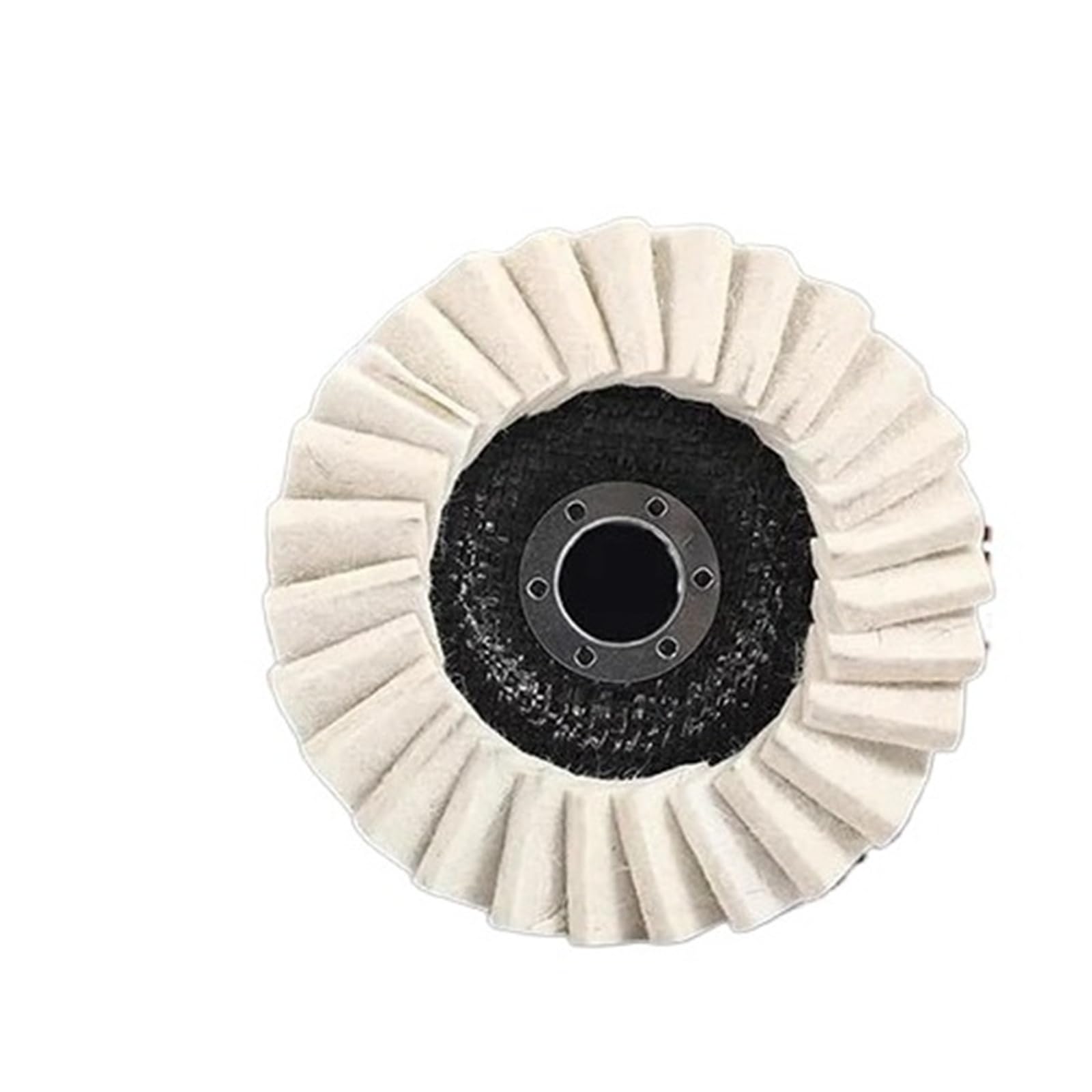 2PCS Wool Felt Flap Polishing Disc and Buffing Wheel Pad Set, for Metal Marble Stone Surface Finishing(A1)