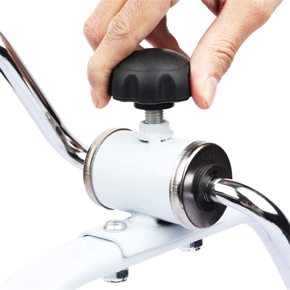 Pedaliera Mini Cyclette ambulante per Riabilitazione di Gambe e Braccia a Basso Impatto sotto la scrivania, Attrezzatura da Palestra per Riabilitazione Fitness, Bianco