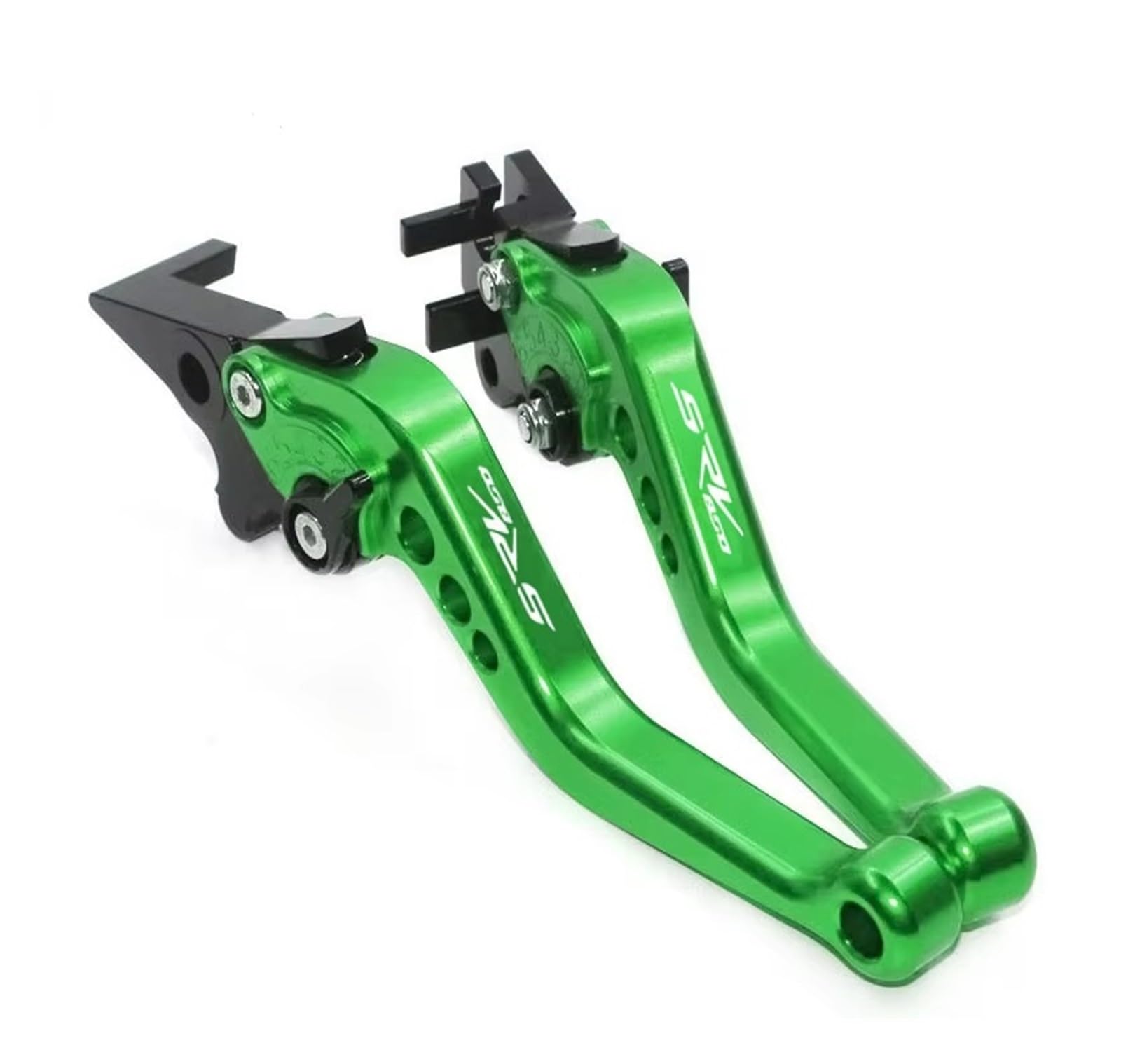 Palanca embrague freno motocicleta Aprilia SRV 850 corta larga maneta regulable verde freno
