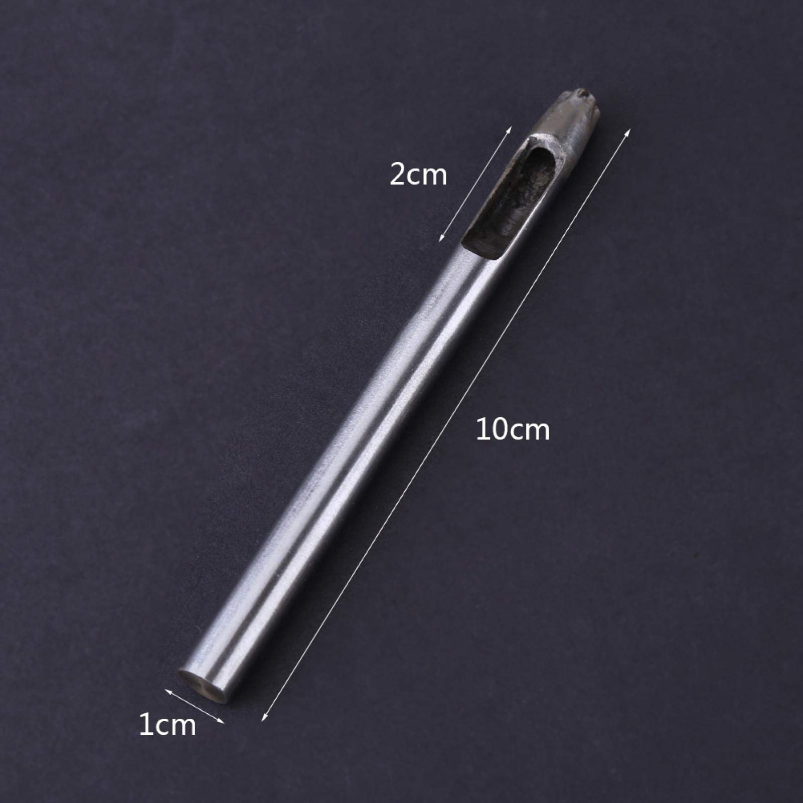 Juego de 20 Piezas de Herramientas de Perforación para Cuero, Punzón de Flor de Acero al Carbono, 5mm, para Artesanía en Cuero, Decoración DIY