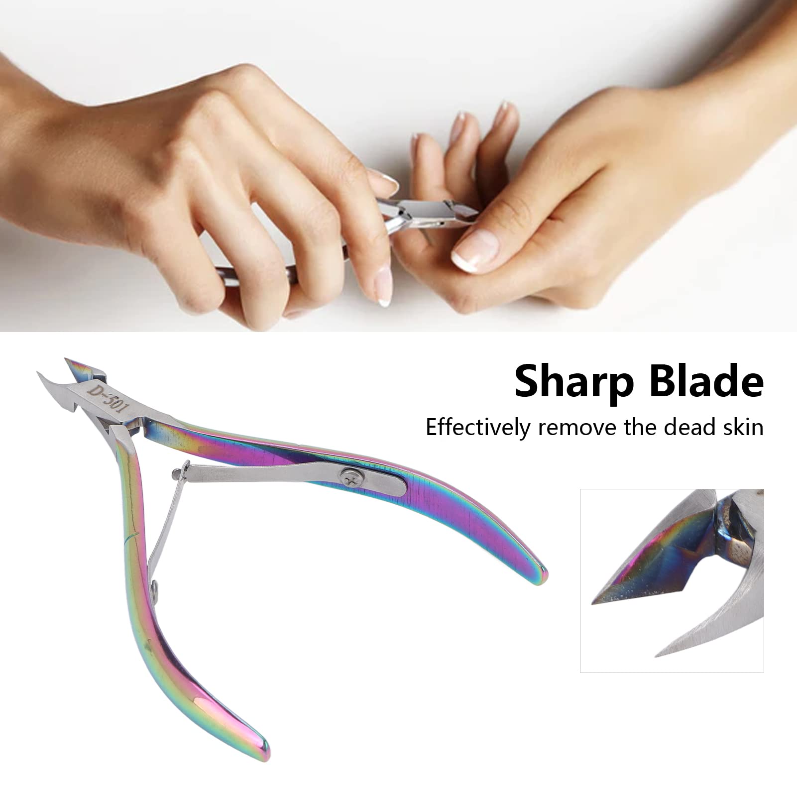Cuticle Nipper, Curve Craftsmanship Hangnail Remover Nipper for Manicure Enthusiasts for Women color