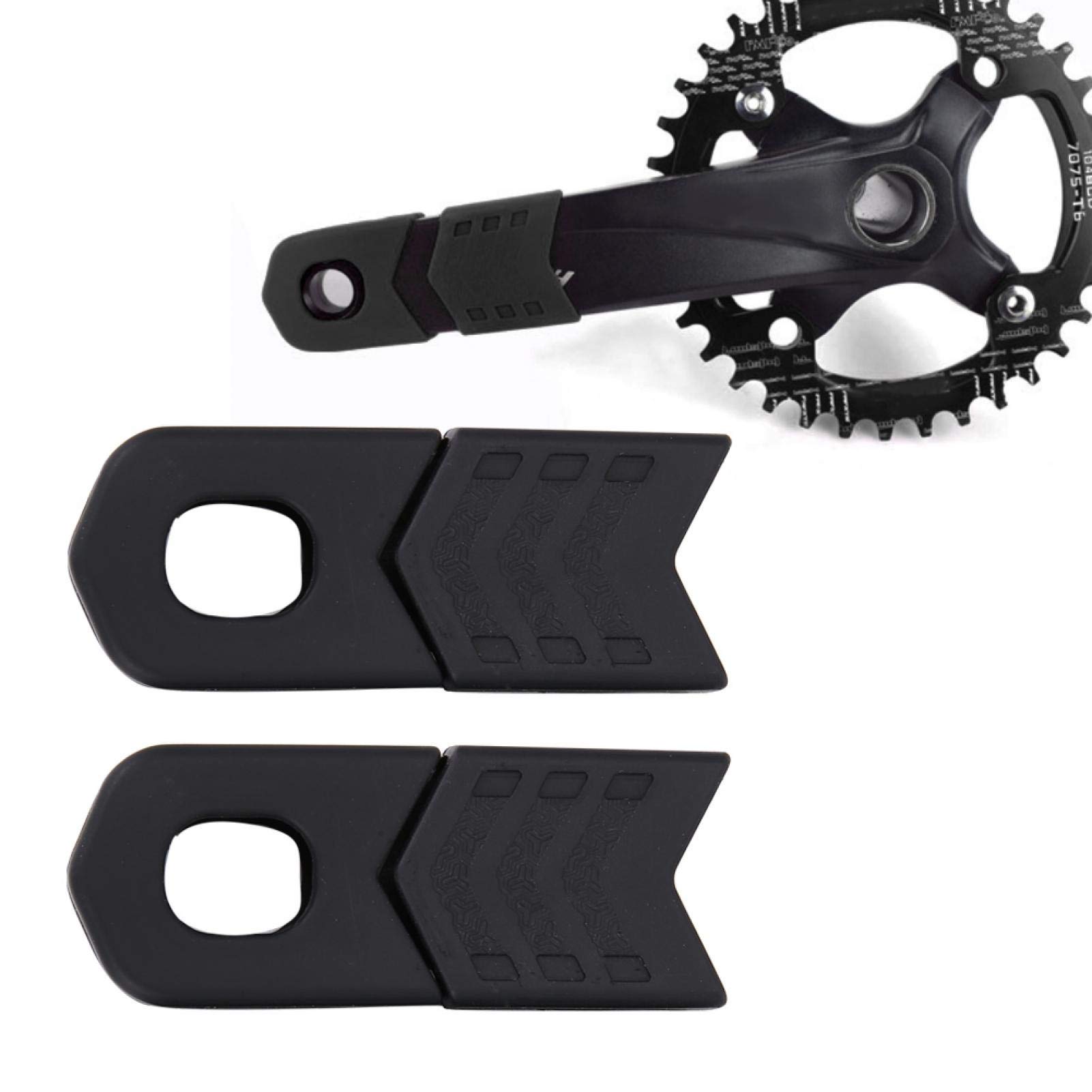 Protezioni Per Pedivella Bici - 2 Pezzi In Gomma Per Bici Da Strada E
