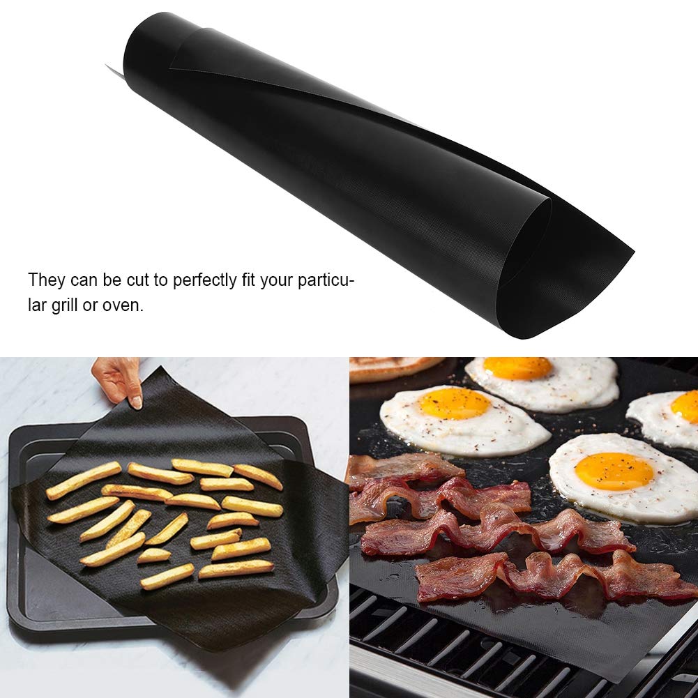 BBQ Grill Mat 5Pcs Barbecue Mat Grill Toppers