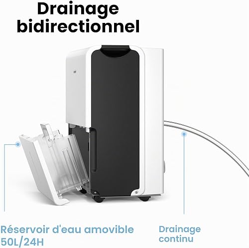 Comfee MDDP-50DEN7 Déshumidificateur 50 l/24 h Dimensions de la pièce env. 250 m³ (100 m²) - 8