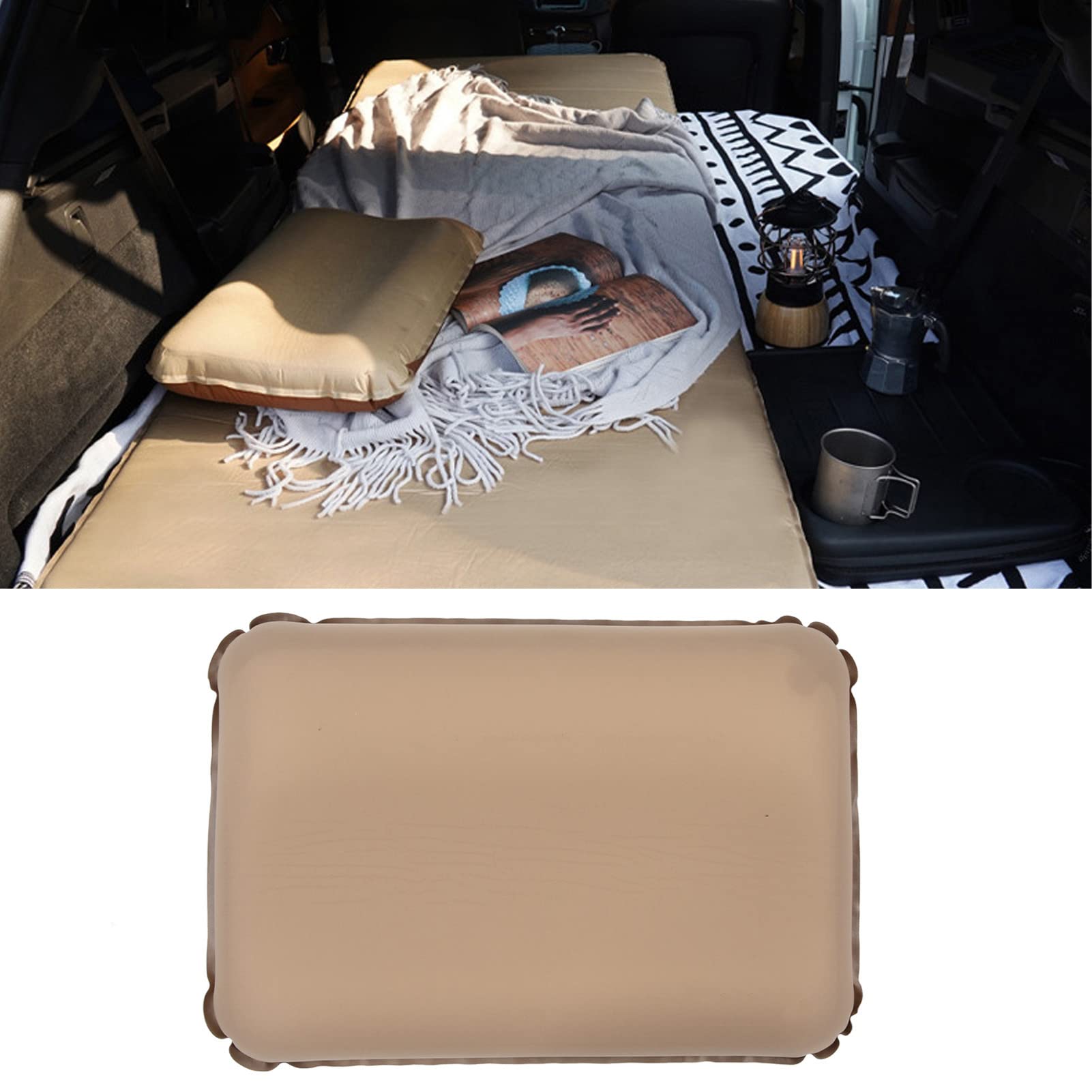 Oreiller De Camping, Oreiller Gonflable, Oreiller Gonflable Compact Imperméable Doux, Oreiller De Voyage Gonflable Portable Compressible, pour Voiture De Camping De Voyage