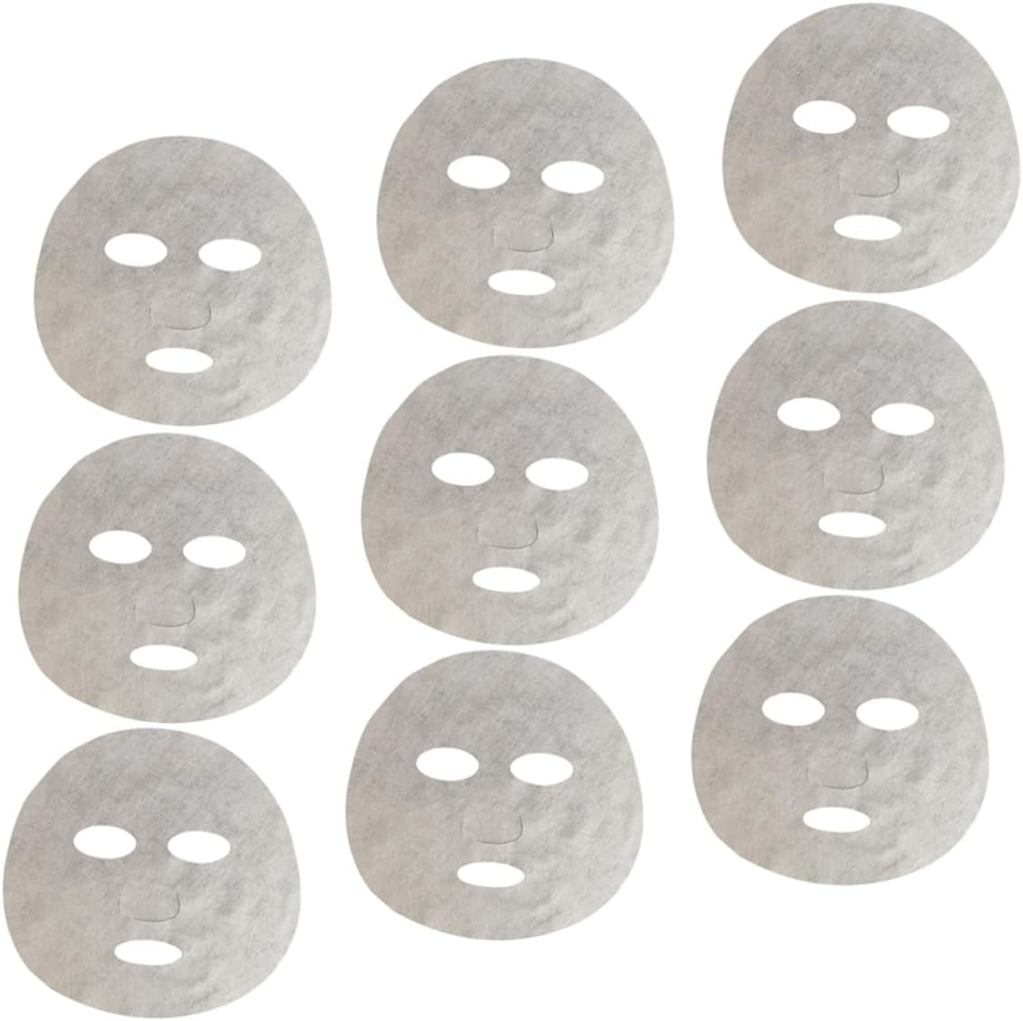 VALICLUD 50pcs Disposable Facial Mask Sheet Soft Non-woven Fabric for Beauty Masks and Skin-friendly for Home Salon Use