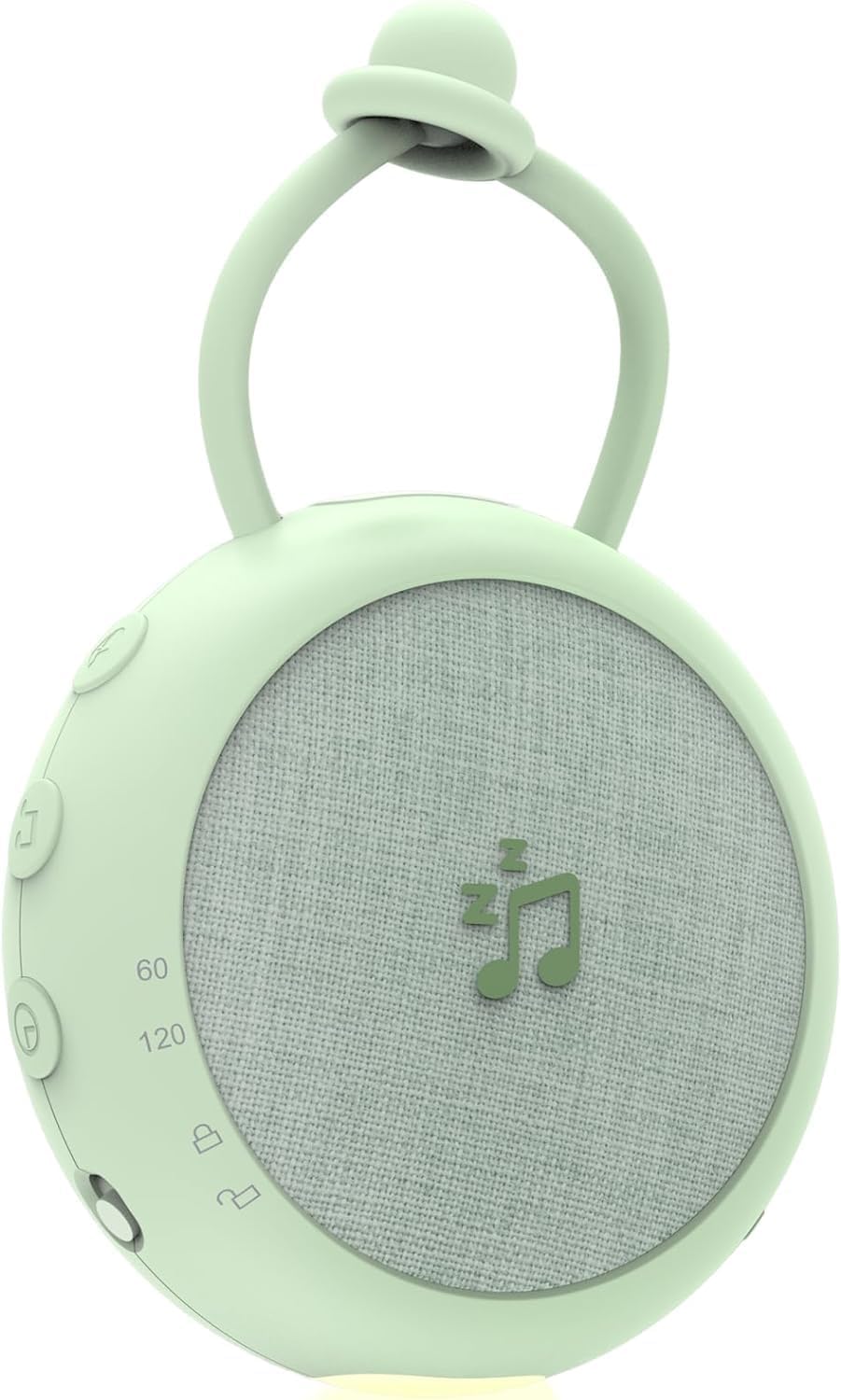 JolyWell Portable Sound Machine, Green + Night Light for