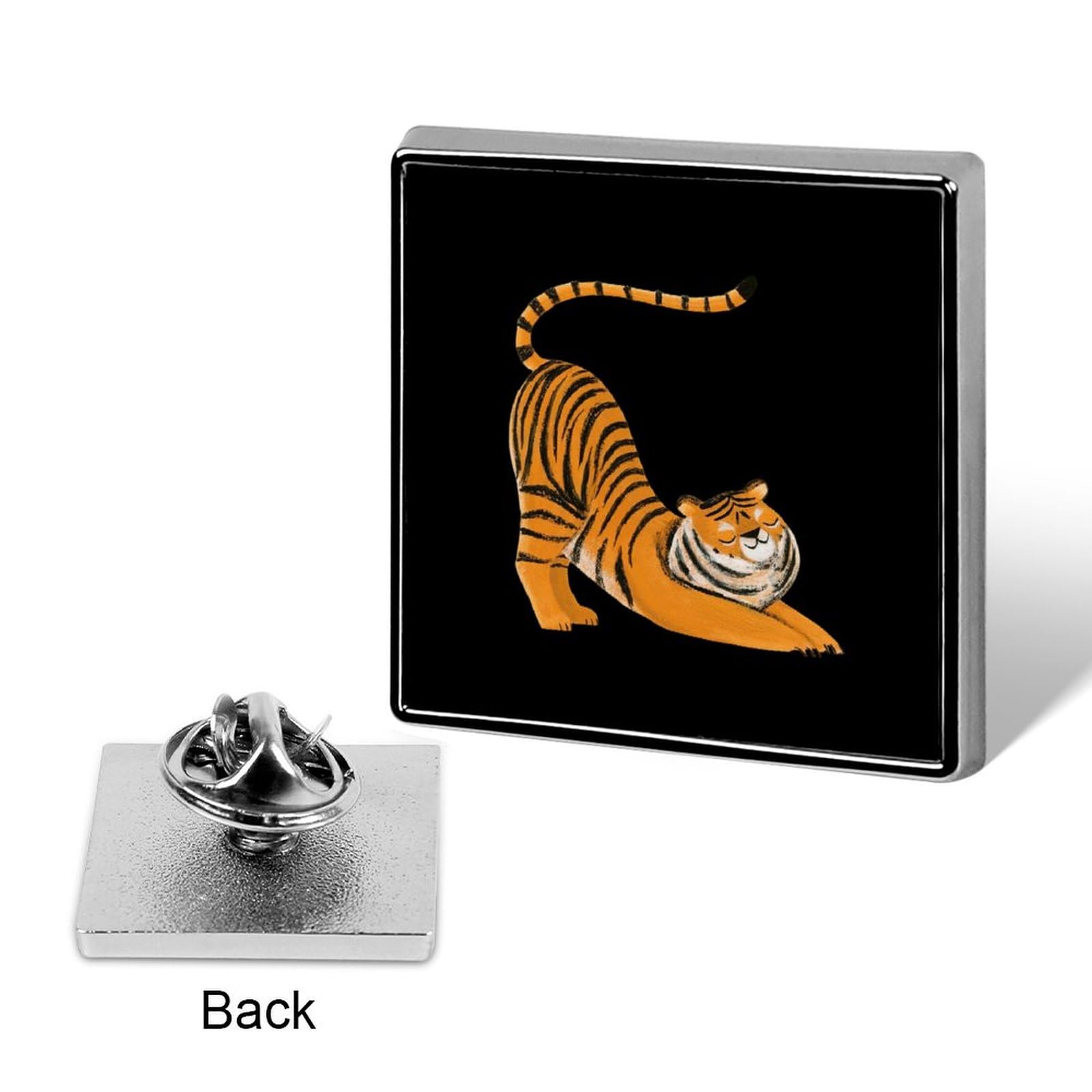 Amazon.co.jp: タイガー 虎 トラ とら 可愛い ピンバッジ 缶バッジ