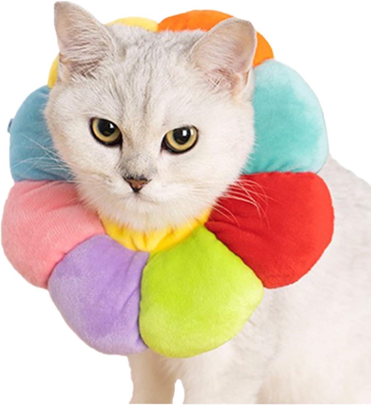 Adjustable Cat Collar Recovery Collar Soft Cat Cone Collar AntiLick