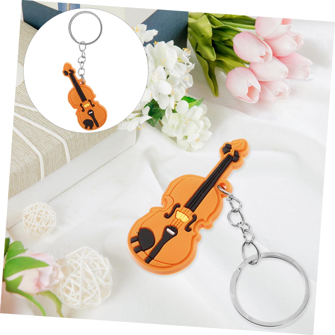 TOYANDONA 30piezas De Violín Colgante Musical Accesorios De Decoración Para Souvenir De Instrumento Musical