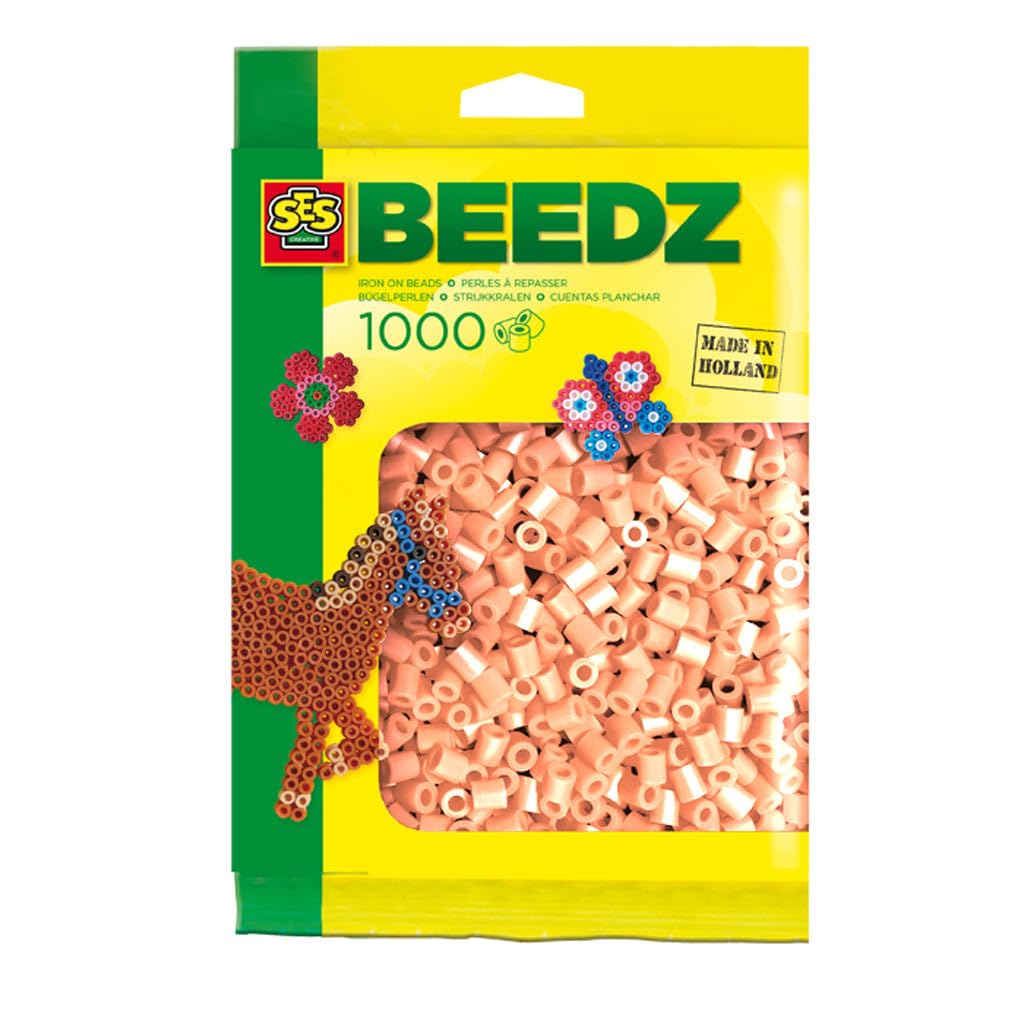 Ses Creative  Kids  Iron On Beads 1000 Salmon Pink, Sports Direct