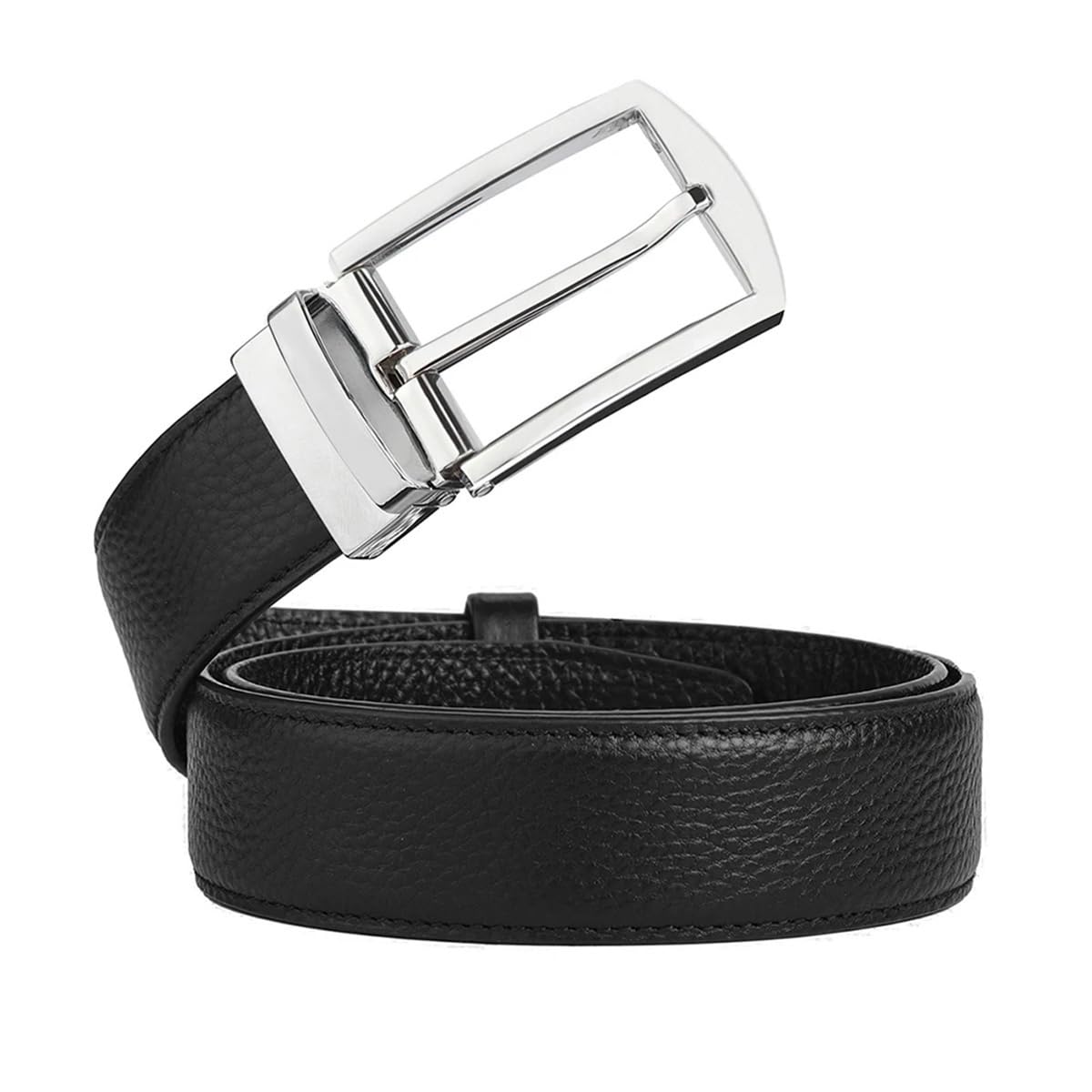 Herrengürtel Aus Echtem Leder, Wollfilz, Klassisch, Lässig, Jeans, Designer-Dornschließe
