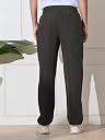 FITINC Men’s All-Season Relaxed Fit Track Pants | Stretchable Gym Lower with 2 Deep Zipper Pockets | Quick-Dry Athletic Joggers for Running, Workout & Yoga - Rifle Green gallery image