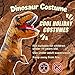JASHKE Inflatable Dinosaur Costumes for Adult Blow up Dinosaur Halloween Costumes T rex Costume for Adults
