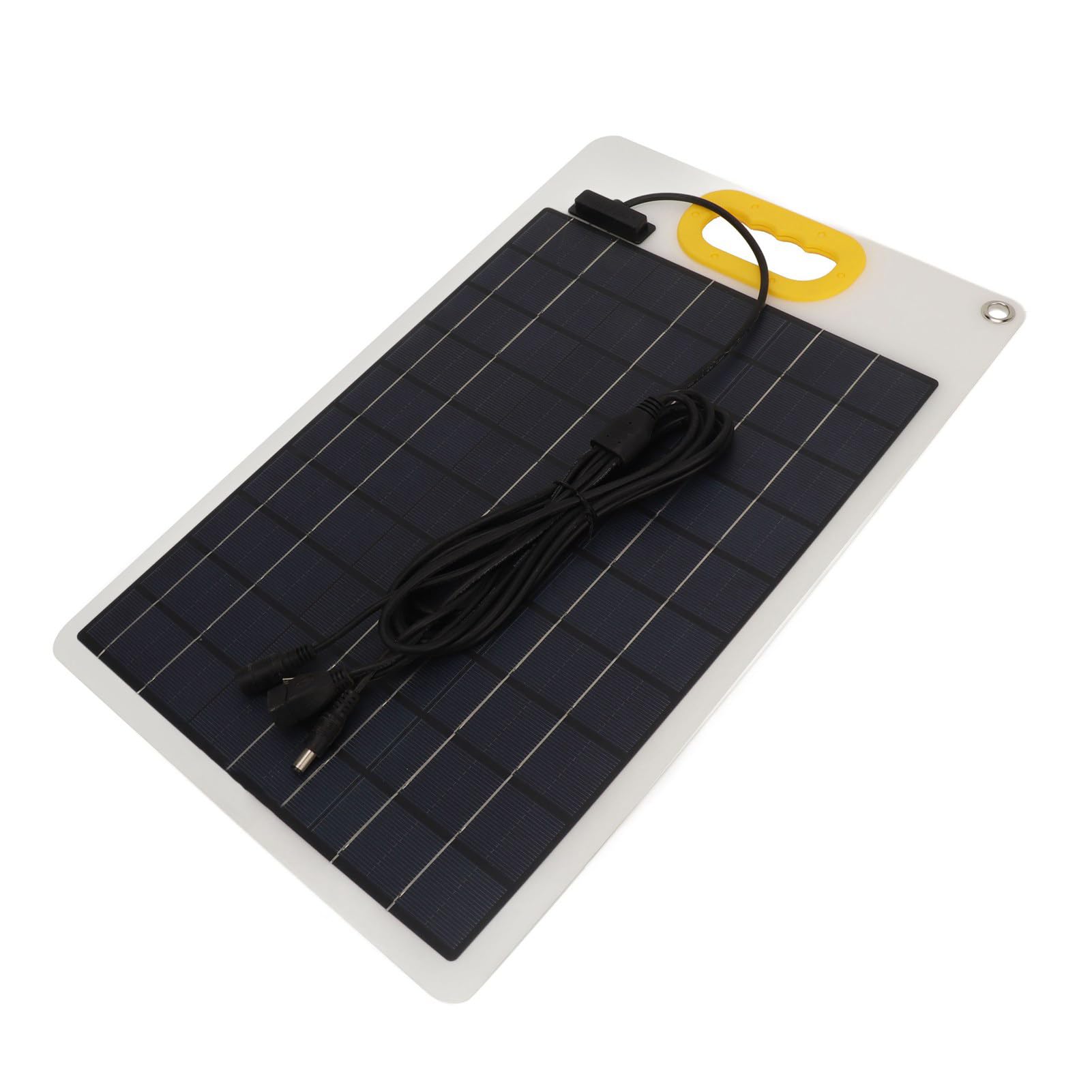 Pannello Solare Portatile da 100 W, Caricabatterie da Pannello Solare da 100 W Efficiente DC 12 V 24 V 5 A per Fotocamere, Escursioni, Telefoni Cellulari, Campeggio