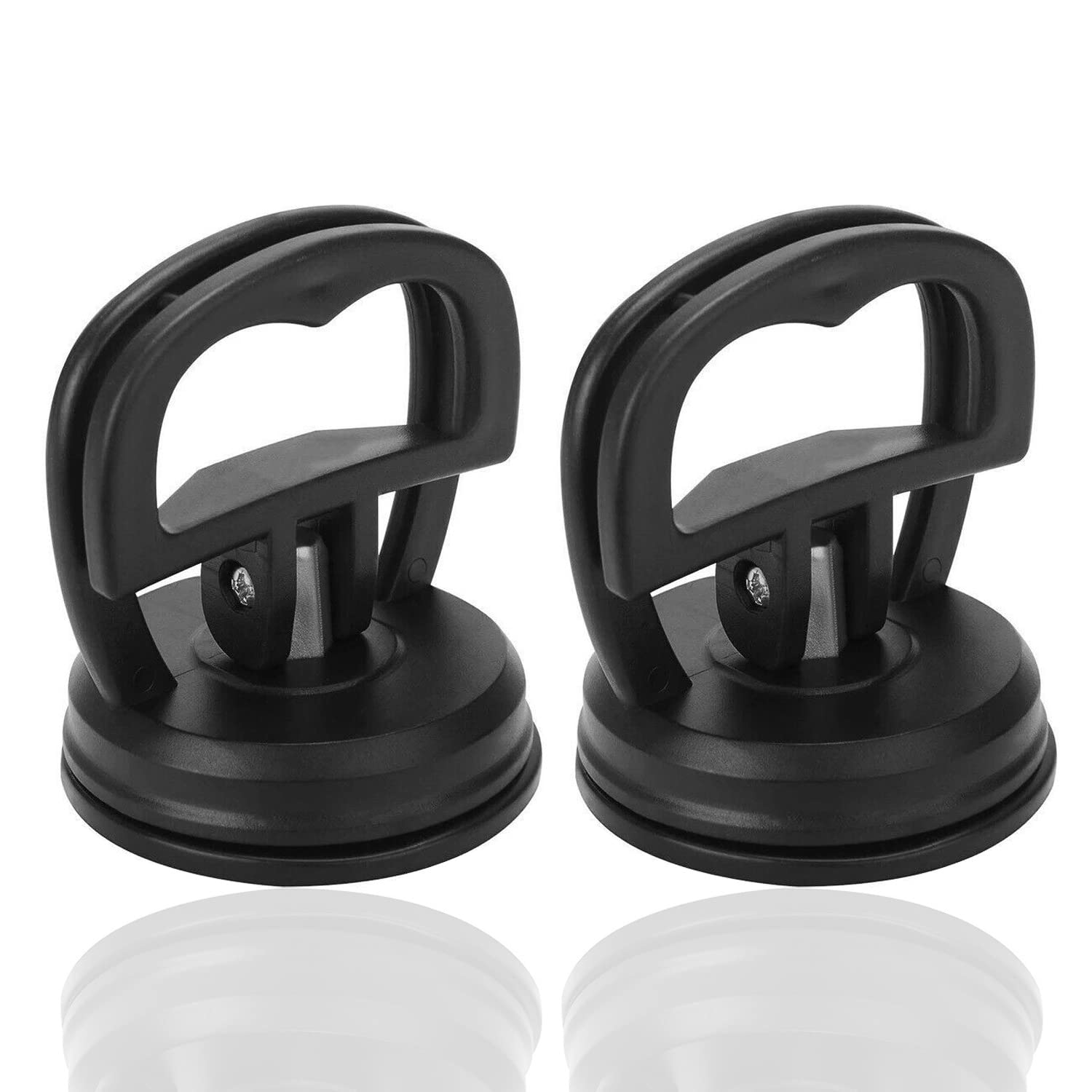 GEEKBOX 2 PCS Car Body Dent Ding Remover Repair Puller Sucker Bodywork Panel Suction Cup Tools Metal Window Lifter Lock Useful Car Dent Repair Puller Auto Dent Body Removal Tools Repair Kit