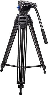 DIGITEK® (DPTR 601 VD) 160CM Professional Heavy Duty Tripod with 2-Way Pan Head & Rubberized Leg, 15kg Max Load, Lightweig Price In India